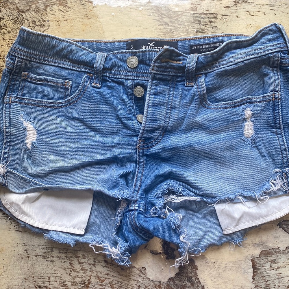 Hollister High Waisted Jean Shorts